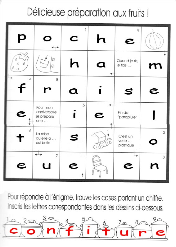 solution des Mots flchs