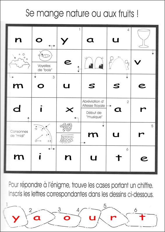 solution des Mots flchs