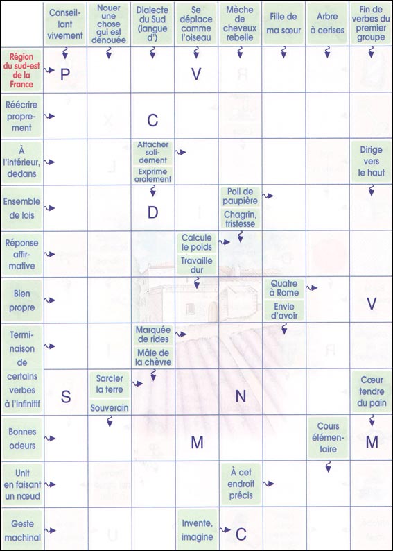 Mots fléchés à imprimer