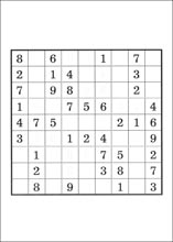 Sudoku à imprimer