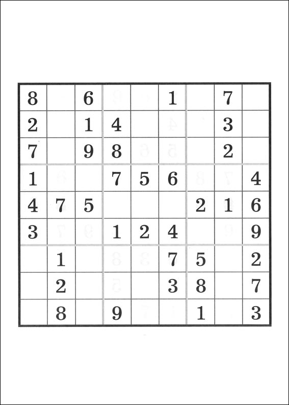 Jeux du sudoku  imprimer