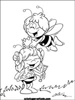 Coloriages d'abeilles