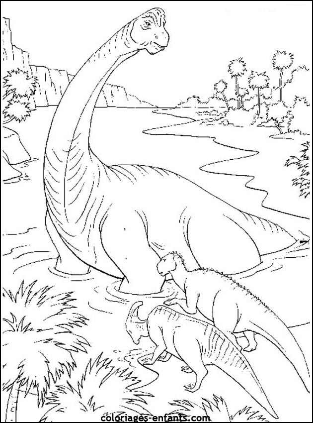 coloriage de dinosaure
