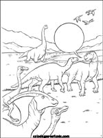 Coloriages de dinosaures