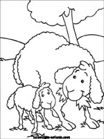 Coloriages de moutons