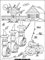 Coloriages d'halloween